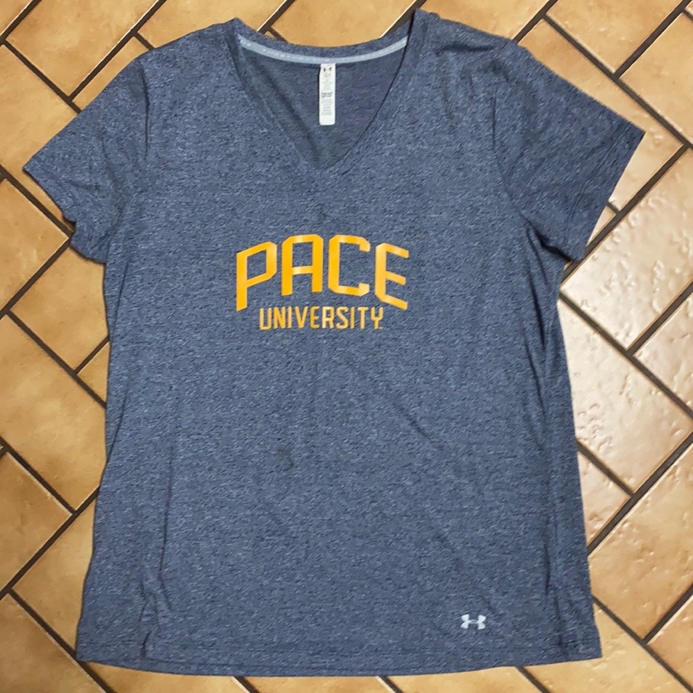 Pace University Under Armour heat gear, size L